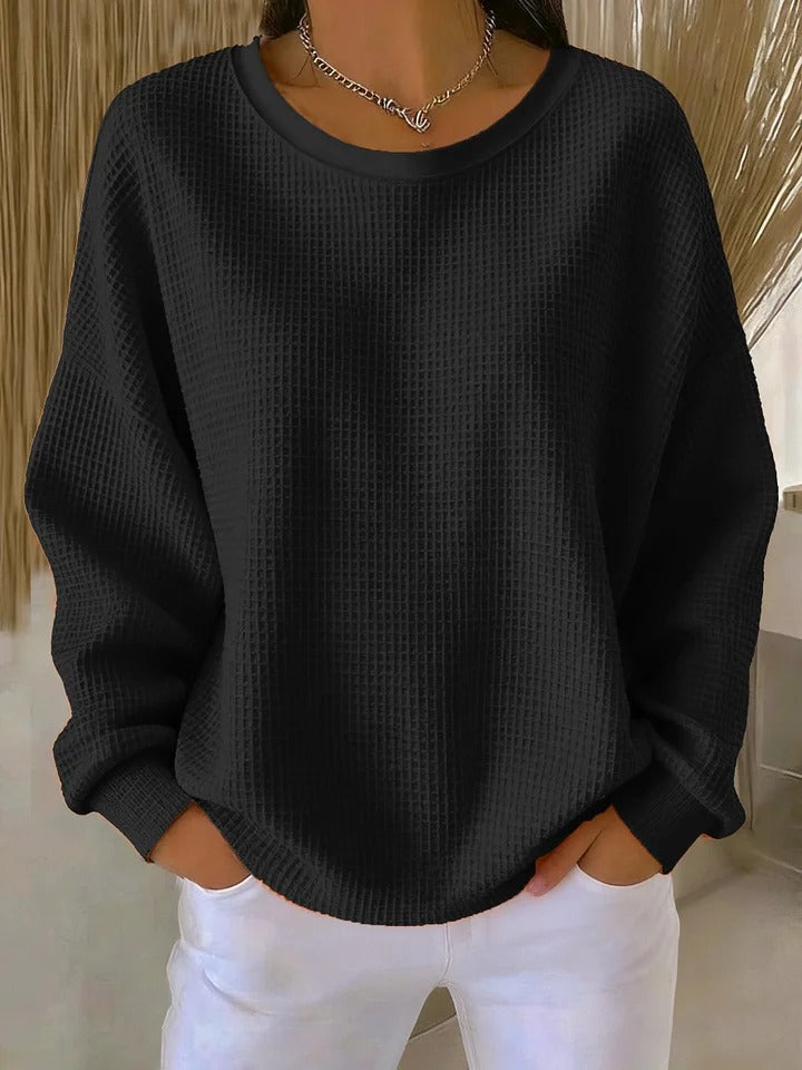 Lightweight Knit Sweater for Women Breathable Comfort Easy Fit Everyday Wear