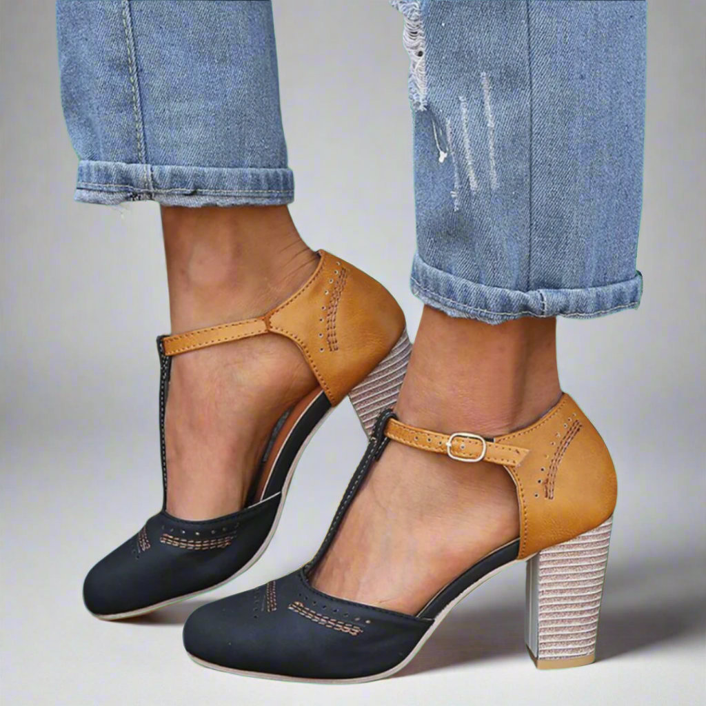 Comfortable Heels with Supportive Fit and Breathable Design