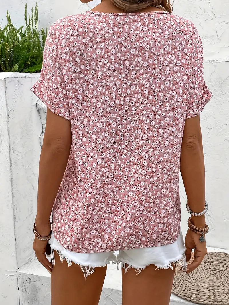 Blouse Women Relaxed Fit Button Front Easy Weare