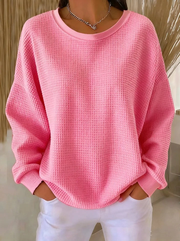 Lightweight Knit Sweater for Women Breathable Comfort Easy Fit Everyday Wear