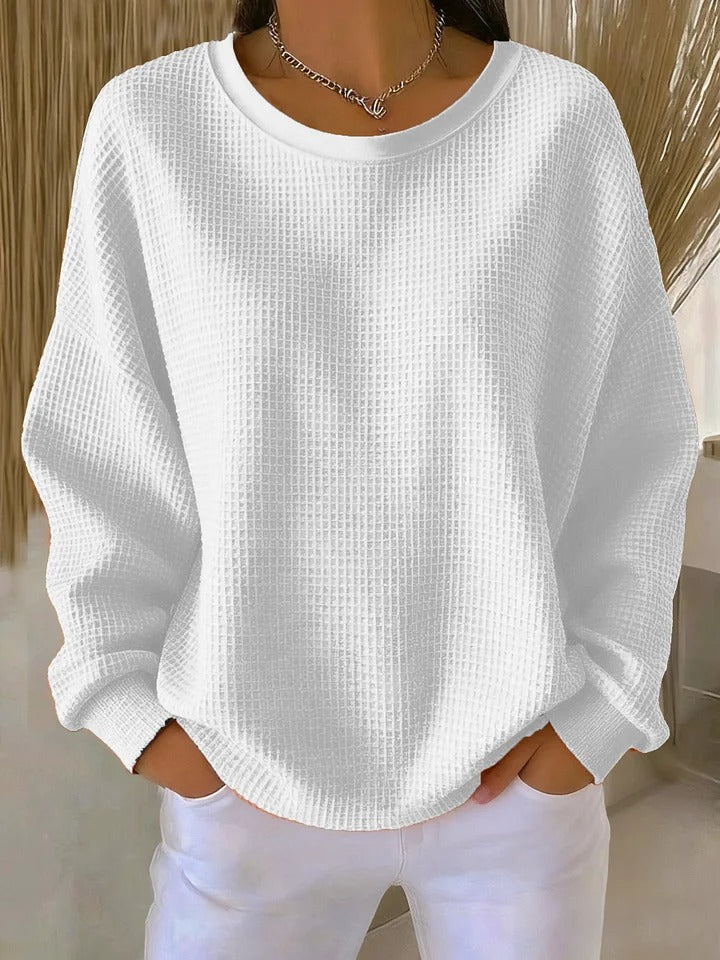 Lightweight Knit Sweater for Women Breathable Comfort Easy Fit Everyday Wear