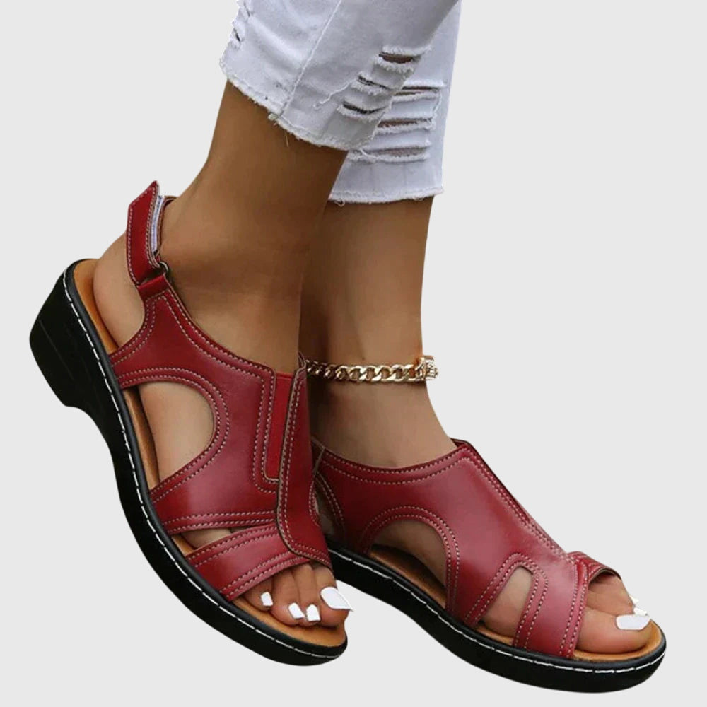 Orthopedic Sandals with Arch Support and Shock-Absorbing Sole
