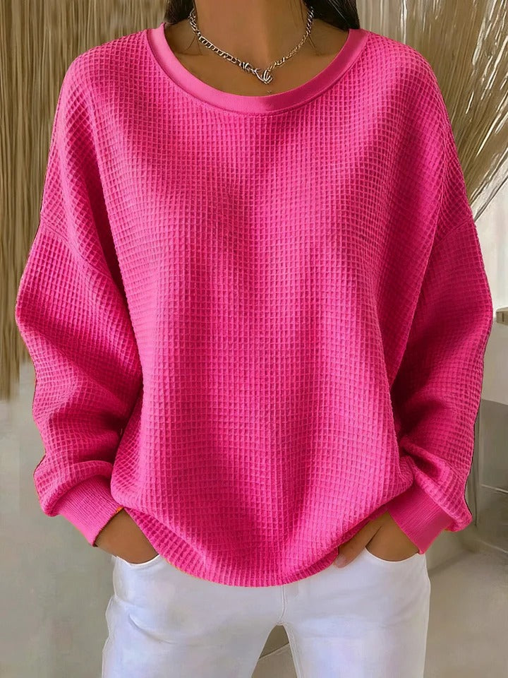 Lightweight Knit Sweater for Women Breathable Comfort Easy Fit Everyday Wear