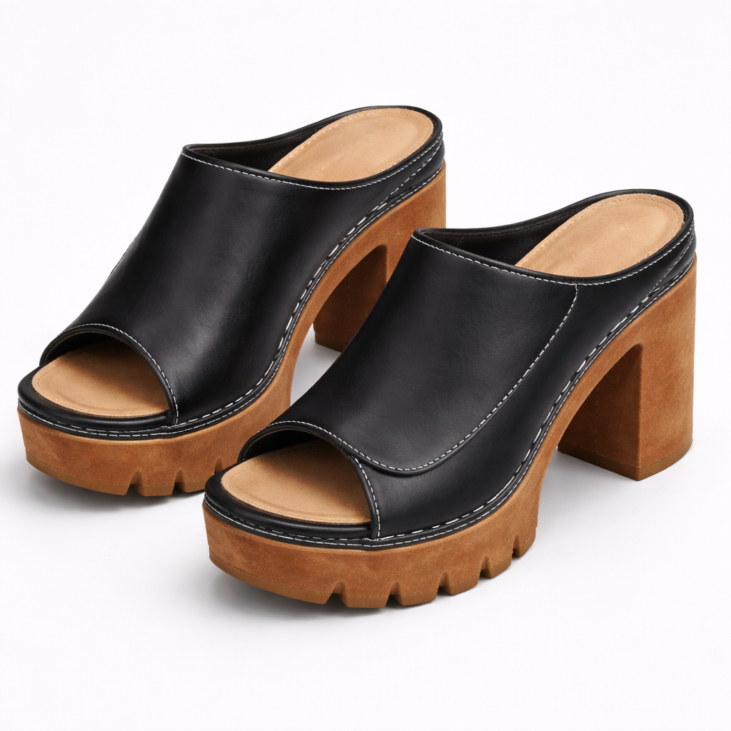 Platform Sandals Women Comfortable Stable Support Easy Fit