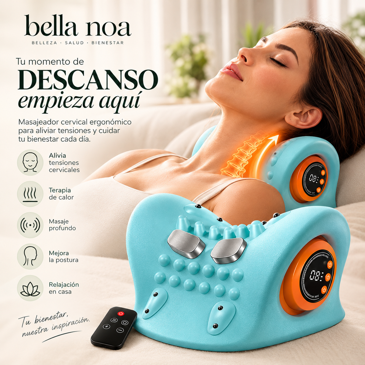 Masajeador Cervical Eléctrico: Suelta la Tensión del Cuello