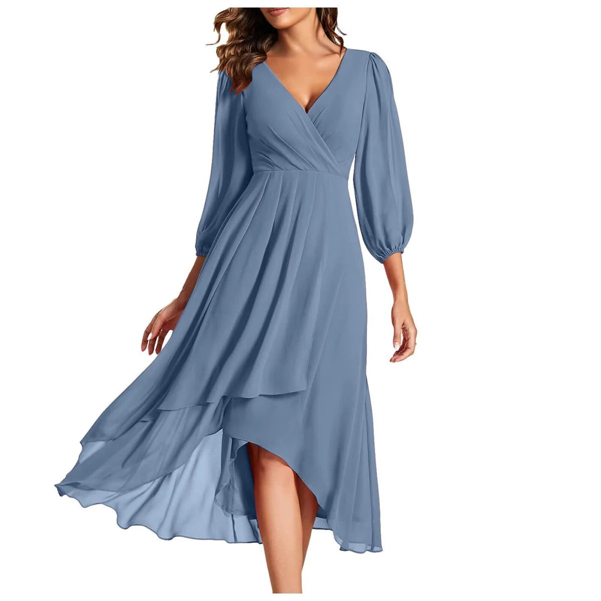 Asymmetrical Dress with Flowy Fit and Comfortable Coverage