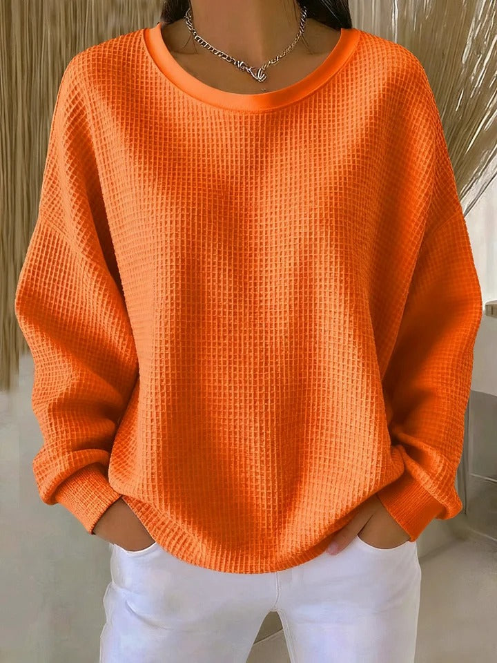 Lightweight Knit Sweater for Women Breathable Comfort Easy Fit Everyday Wear
