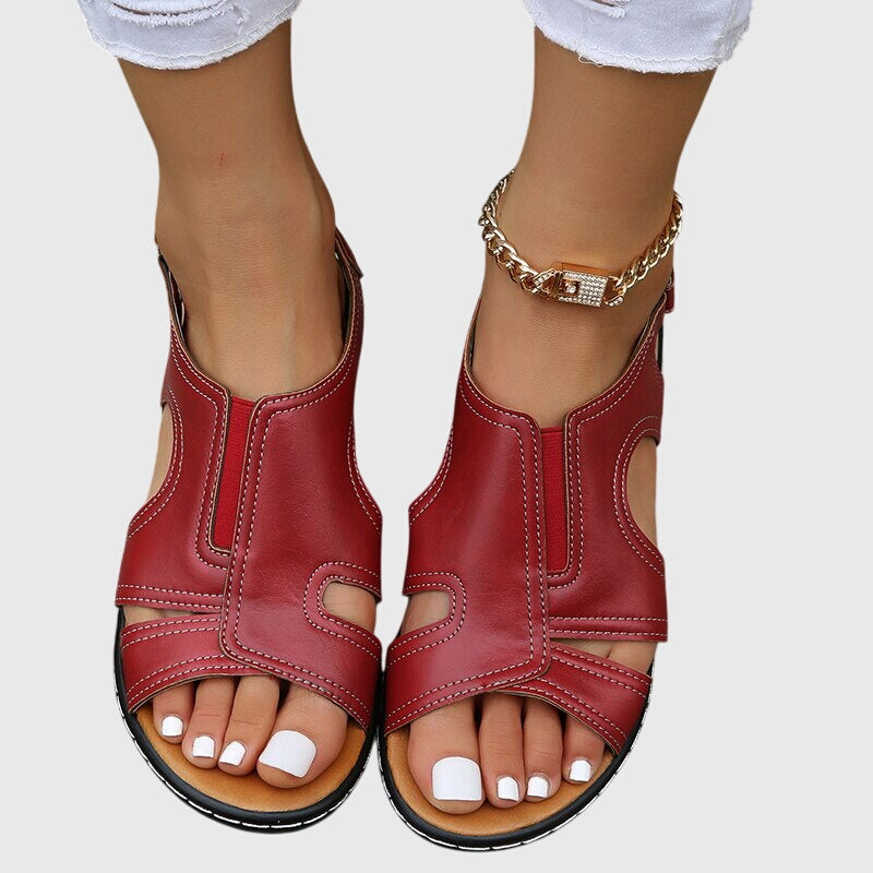 Orthopedic Sandals with Arch Support and Shock-Absorbing Sole