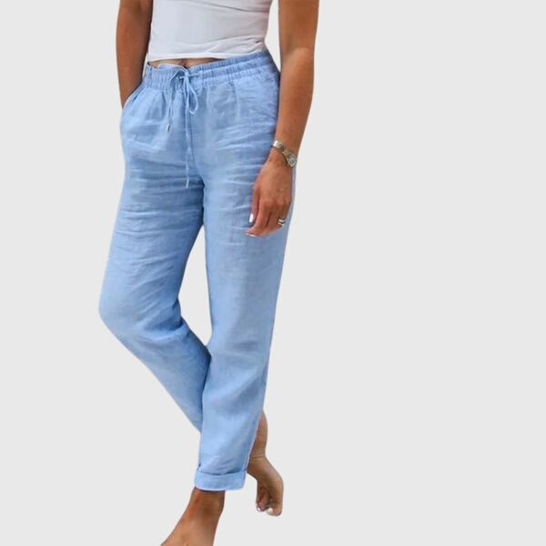 Comfortable Pants with Elastic Waist and Flattering Fit
