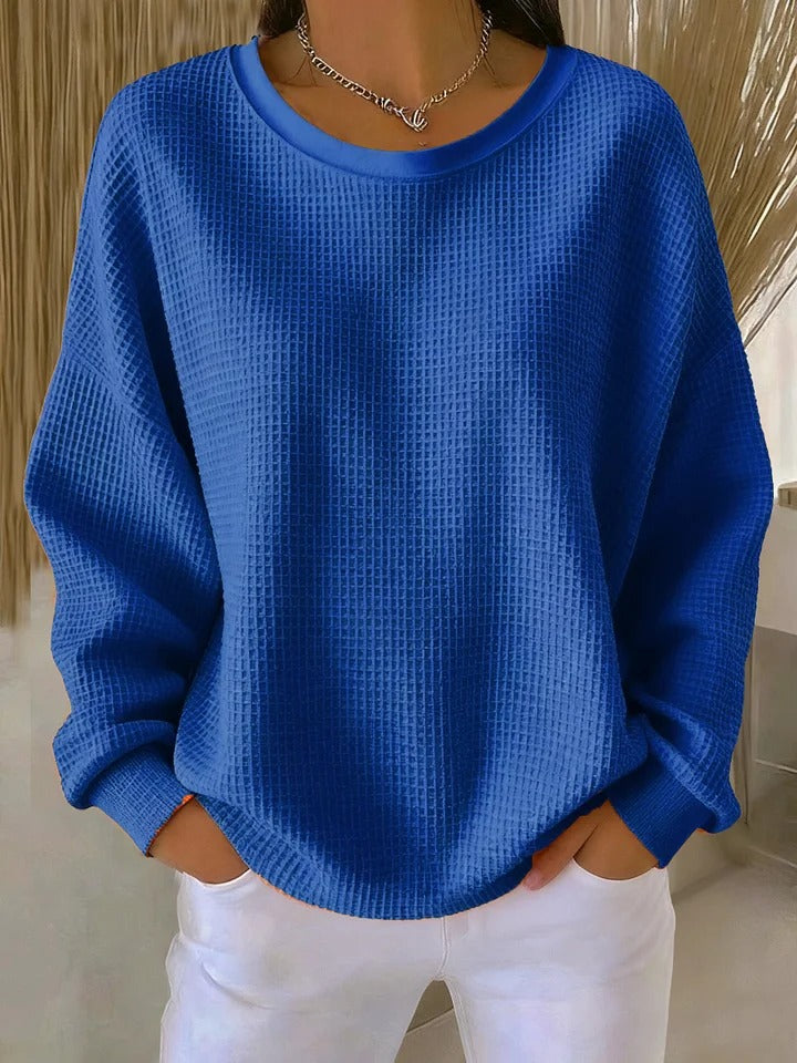 Lightweight Knit Sweater for Women Breathable Comfort Easy Fit Everyday Wear