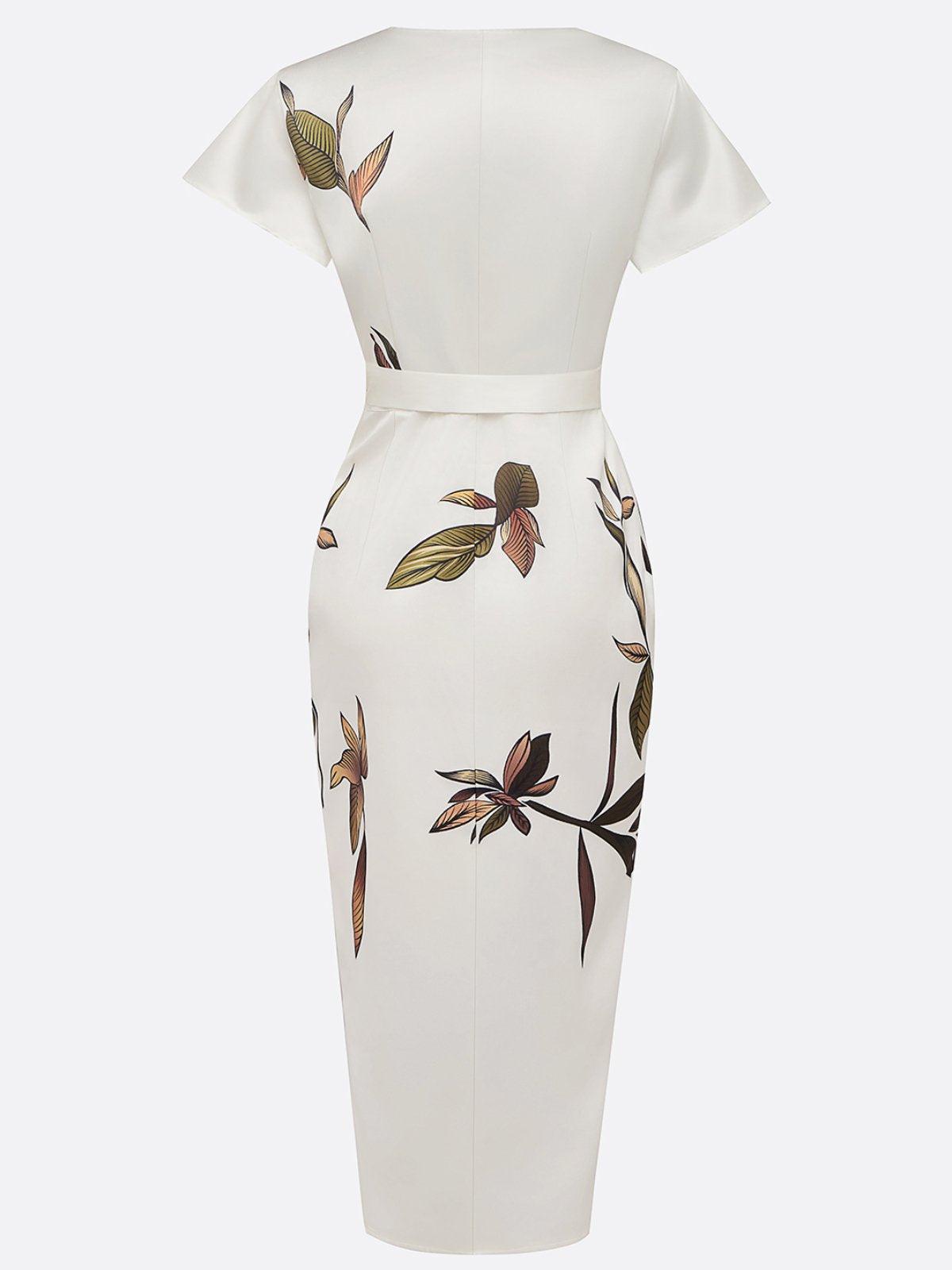 Wrap Dress with Adjustable Fit and Lightweight Comfort