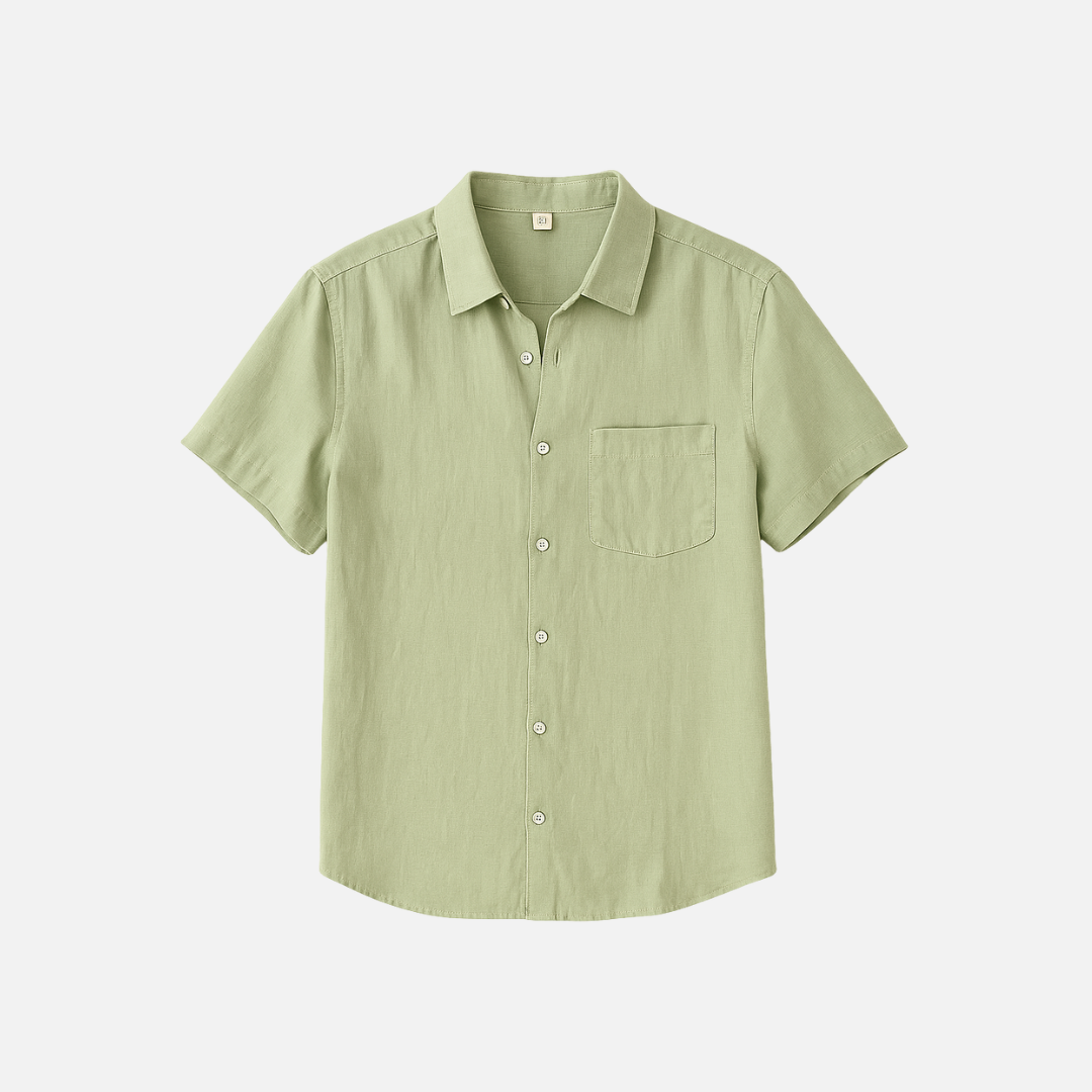 Bellanoa | Men’s Linen Short Sleeve Shirt