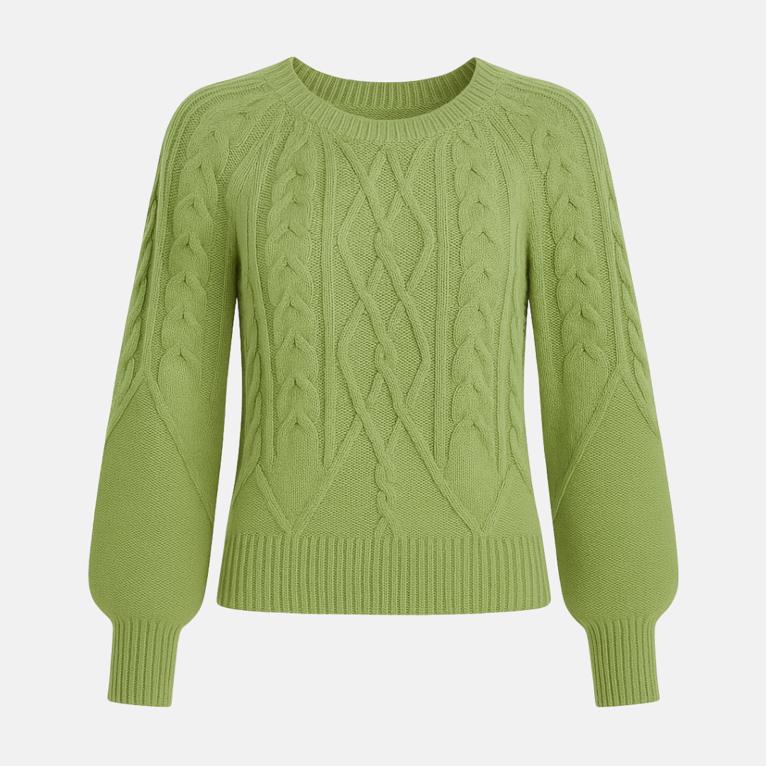 Bellanoa | Women’s Elegant Cable-Knit Pullover Sweater