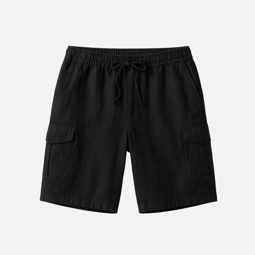 Bellanoa | Men’s Linen Shorts with Utility Pockets