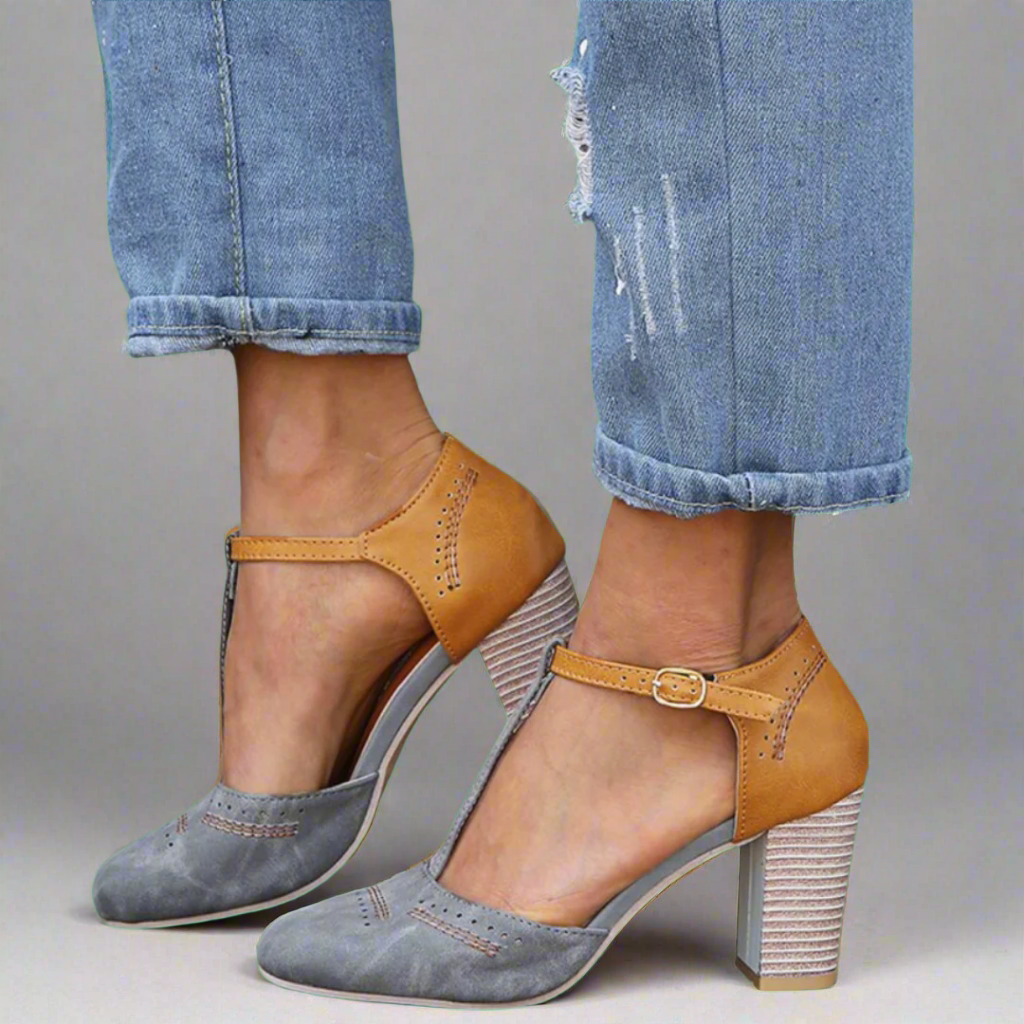 Comfortable Heels with Supportive Fit and Breathable Design
