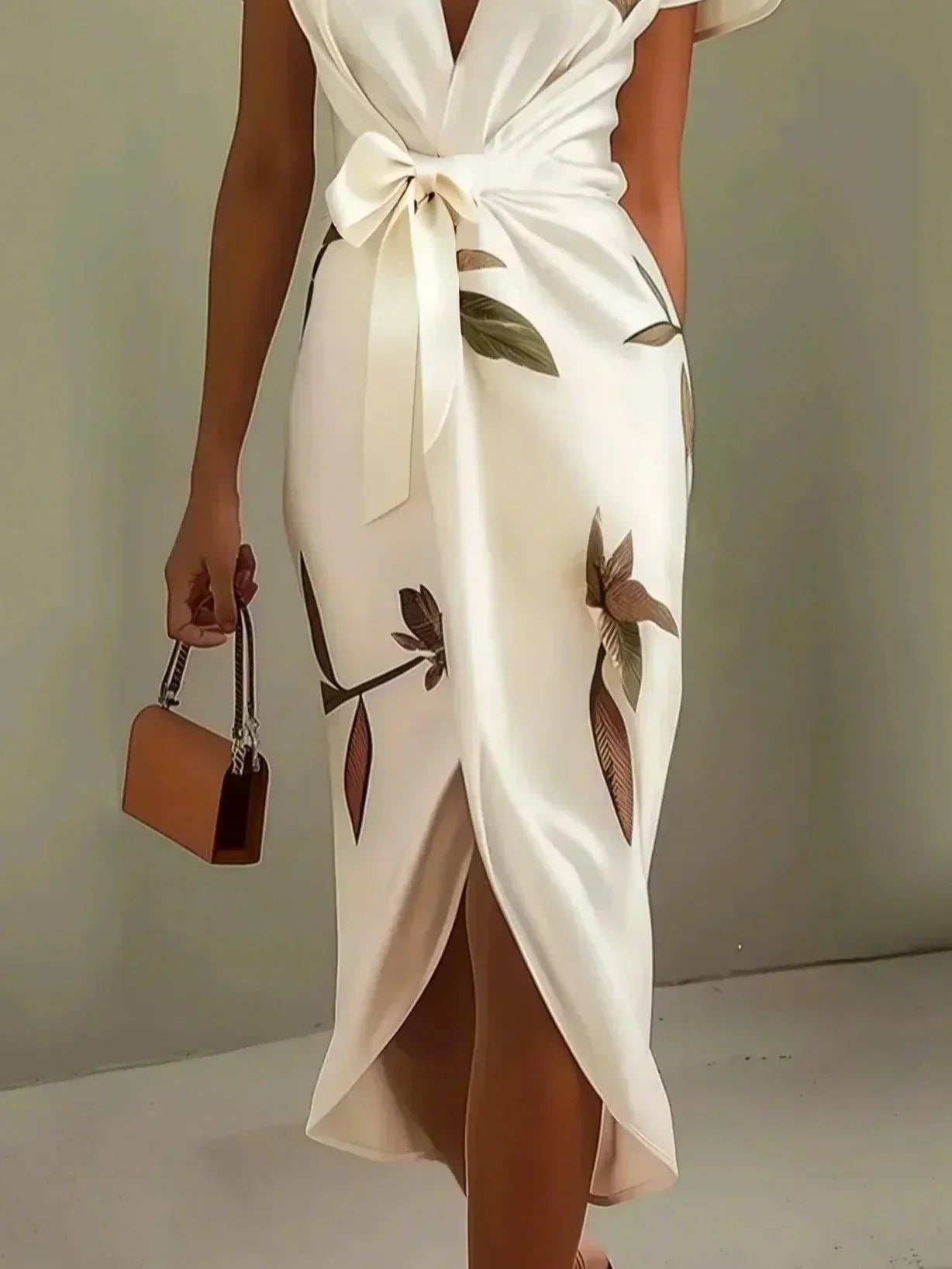 Wrap Dress with Adjustable Fit and Lightweight Comfort
