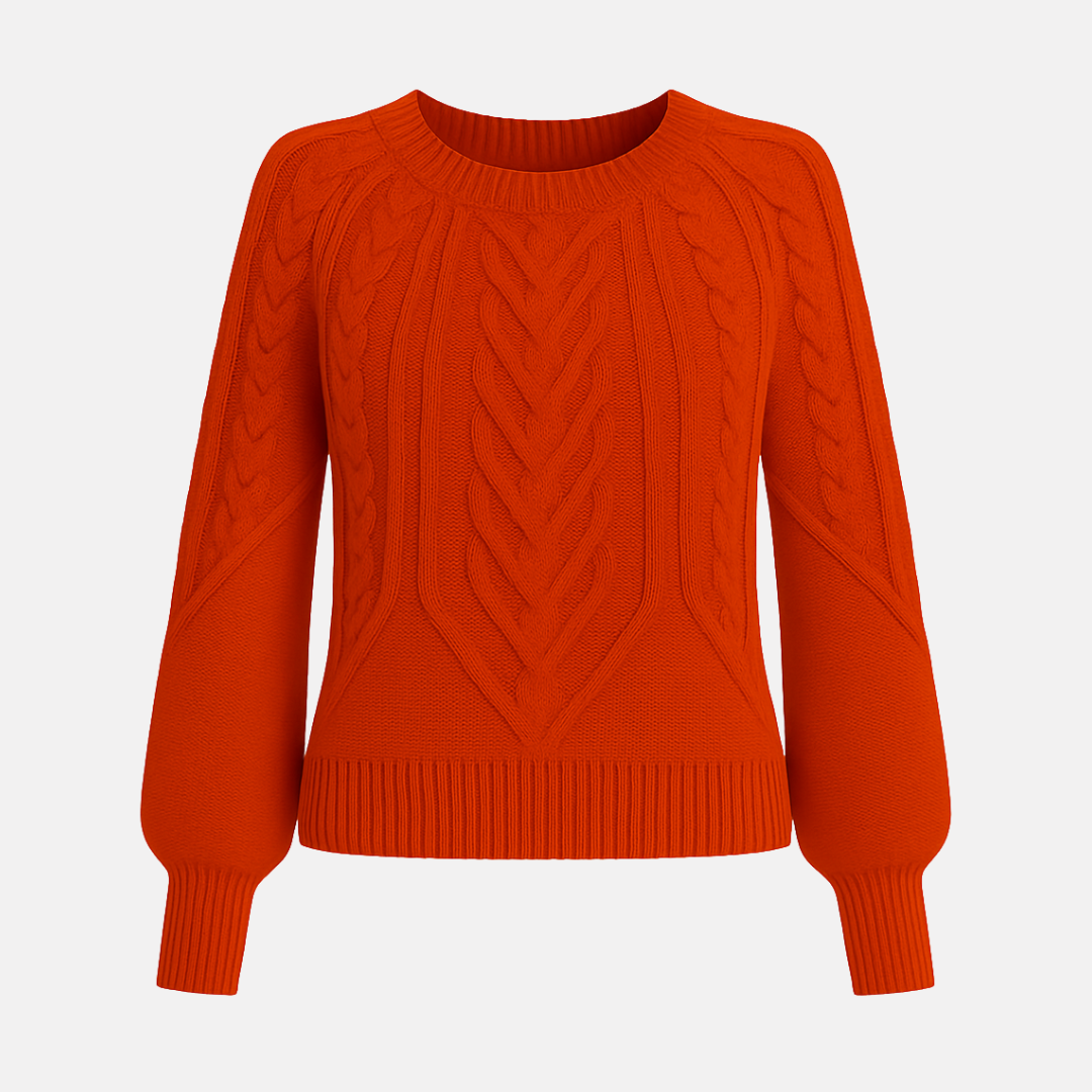 Bellanoa | Women’s Elegant Cable-Knit Pullover Sweater