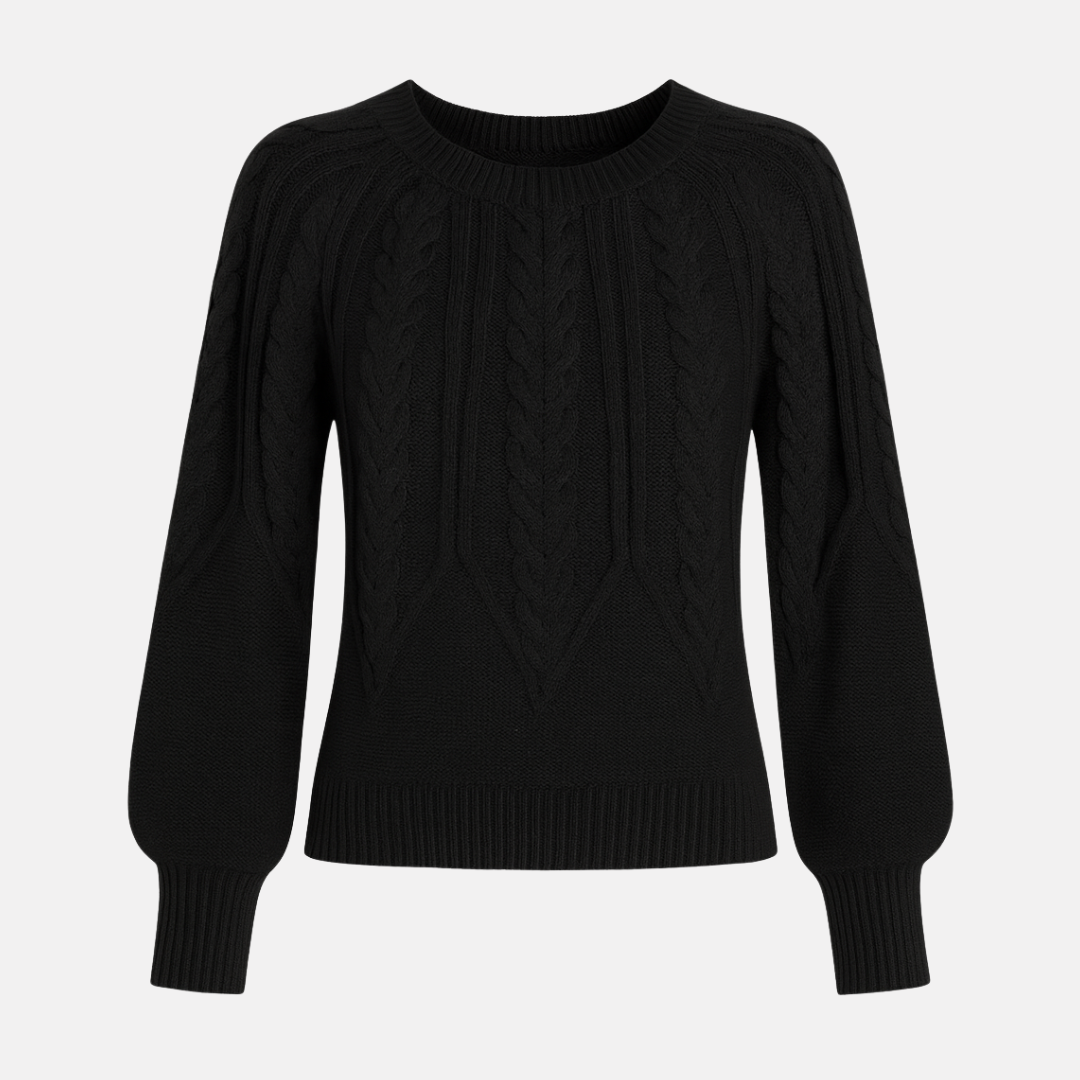 Bellanoa | Women’s Elegant Cable-Knit Pullover Sweater