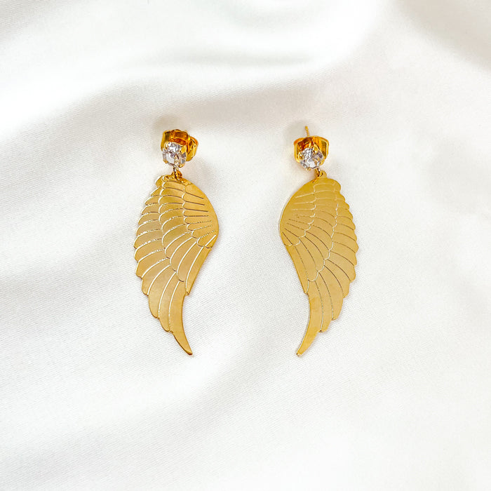 Wing Earrings 24K Gold Plated