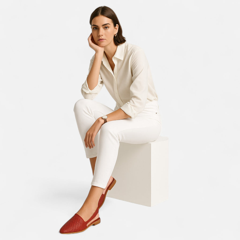 Bellanoa | Women’s Woven Leather Sandals