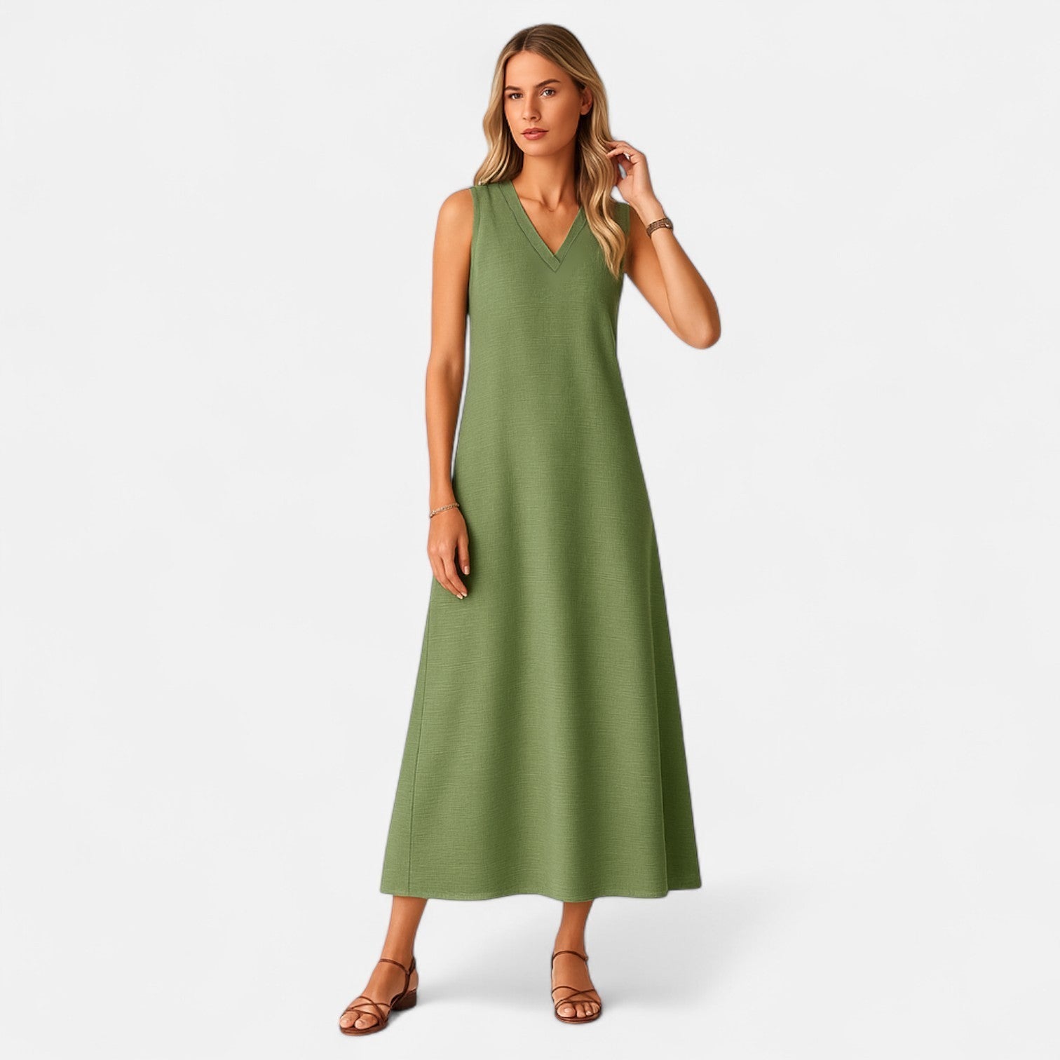 Bellanoa | Women’s Vintage Maxi Dress in Flowing Summer Fit