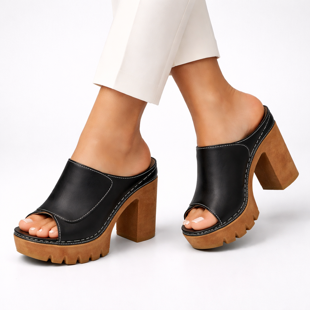 Platform Sandals Women Comfortable Stable Support Easy Fit
