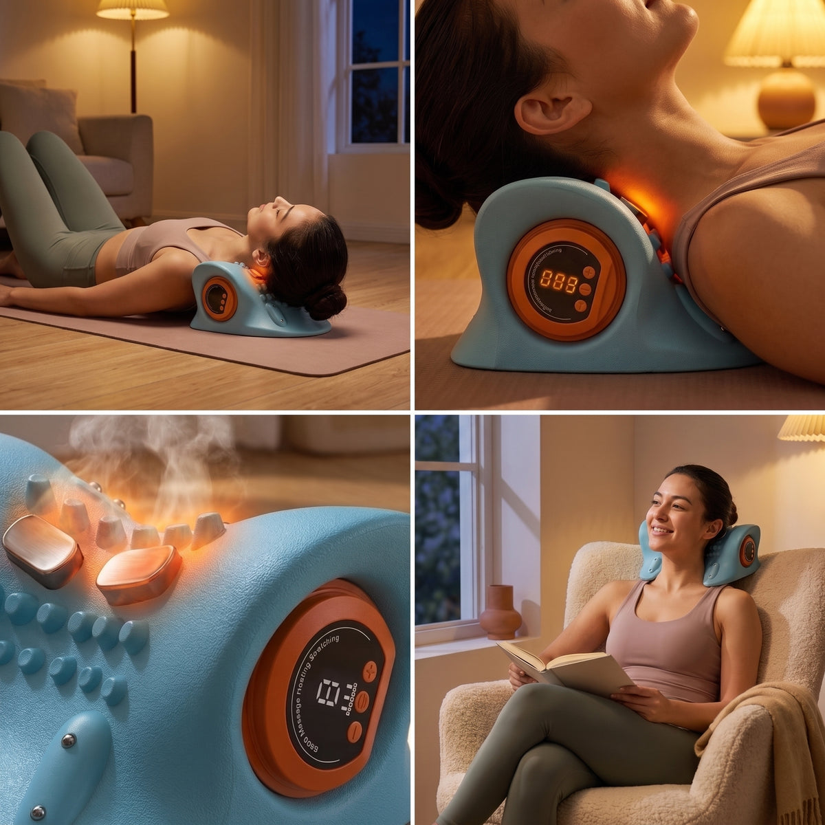 Masajeador Cervical Eléctrico: Suelta la Tensión del Cuello