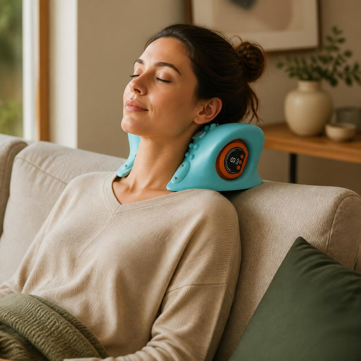 Masajeador Cervical Eléctrico: Suelta la Tensión del Cuello
