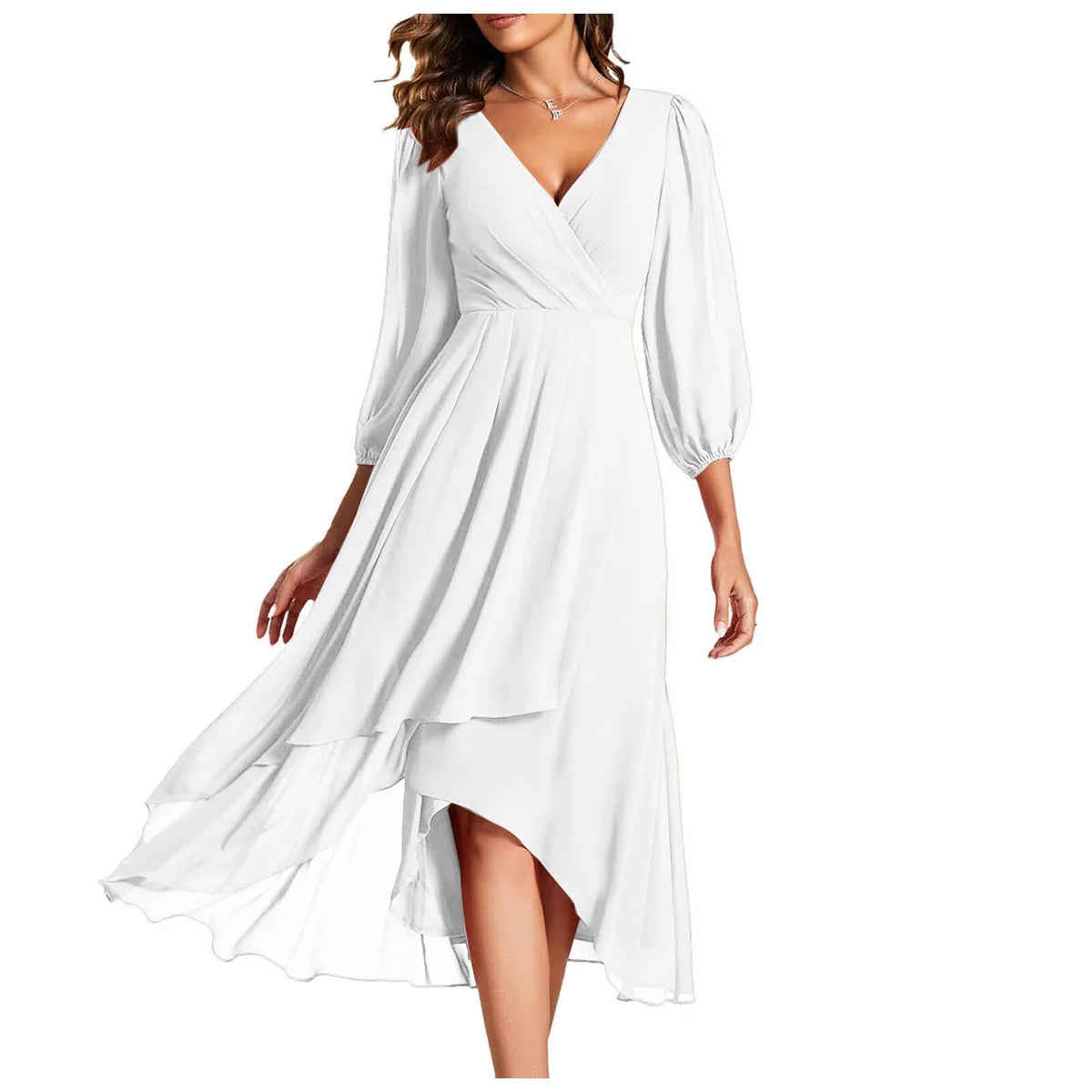 Asymmetrical Dress with Flowy Fit and Comfortable Coverage
