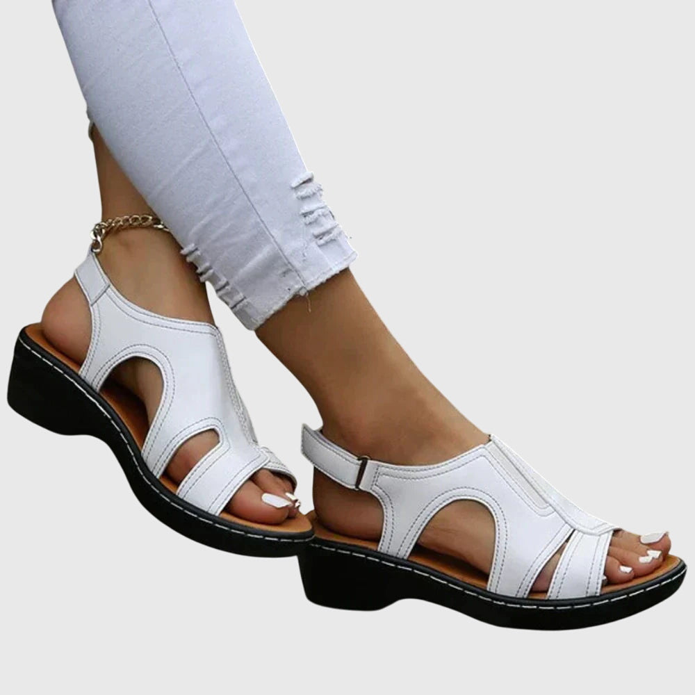 Orthopedic Sandals with Arch Support and Shock-Absorbing Sole