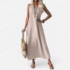 Bellanoa | Women’s Vintage Maxi Dress in Flowing Summer Fit