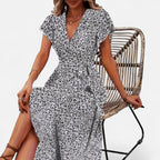 Bellanoa | Women’s Heritage Print Dress in Light Midi Silhouette