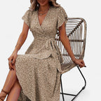 Bellanoa | Women’s Heritage Print Dress in Light Midi Silhouette