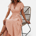 Bellanoa | Women’s Heritage Print Dress in Light Midi Silhouette