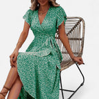 Bellanoa | Women’s Heritage Print Dress in Light Midi Silhouette