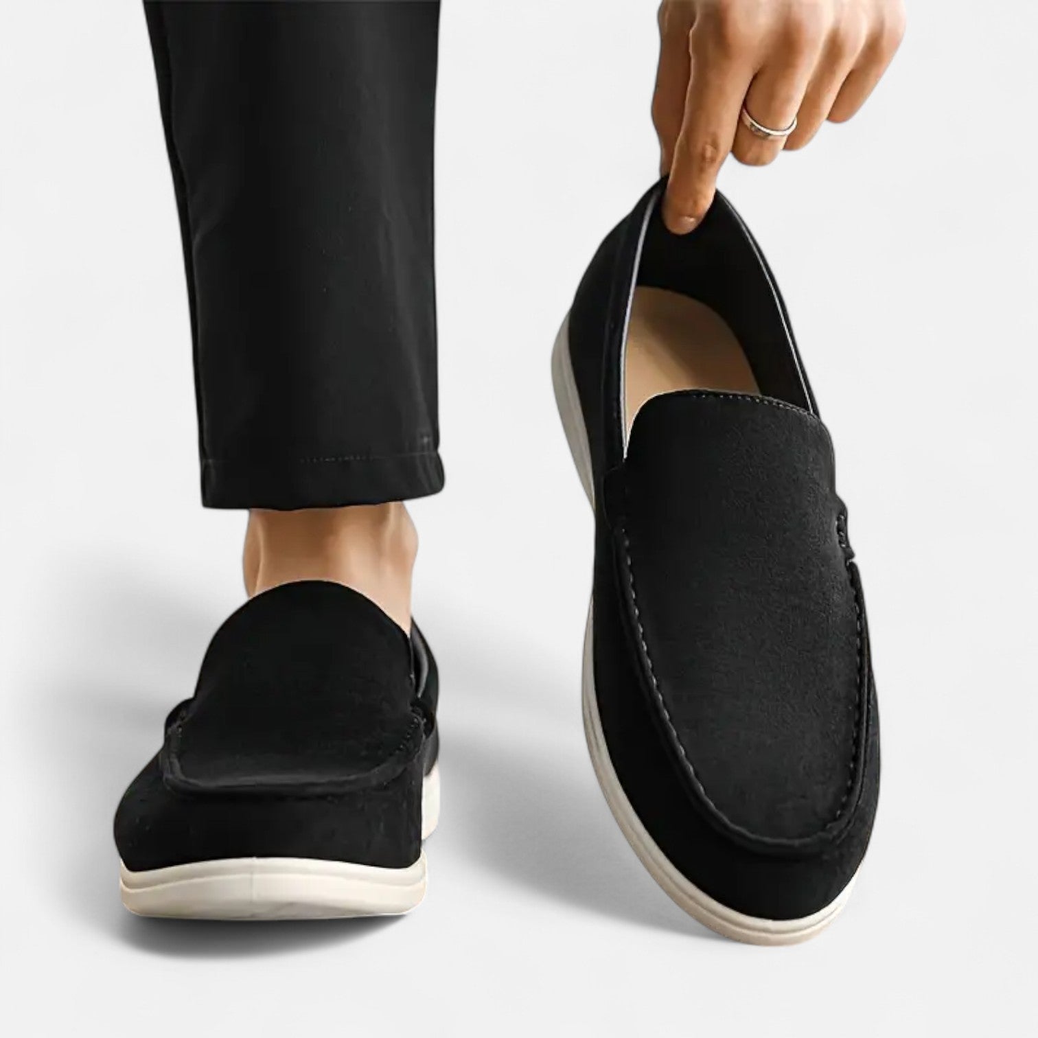 Bellanoa | Men’s Slip-On Loafers in Classic Retro Style