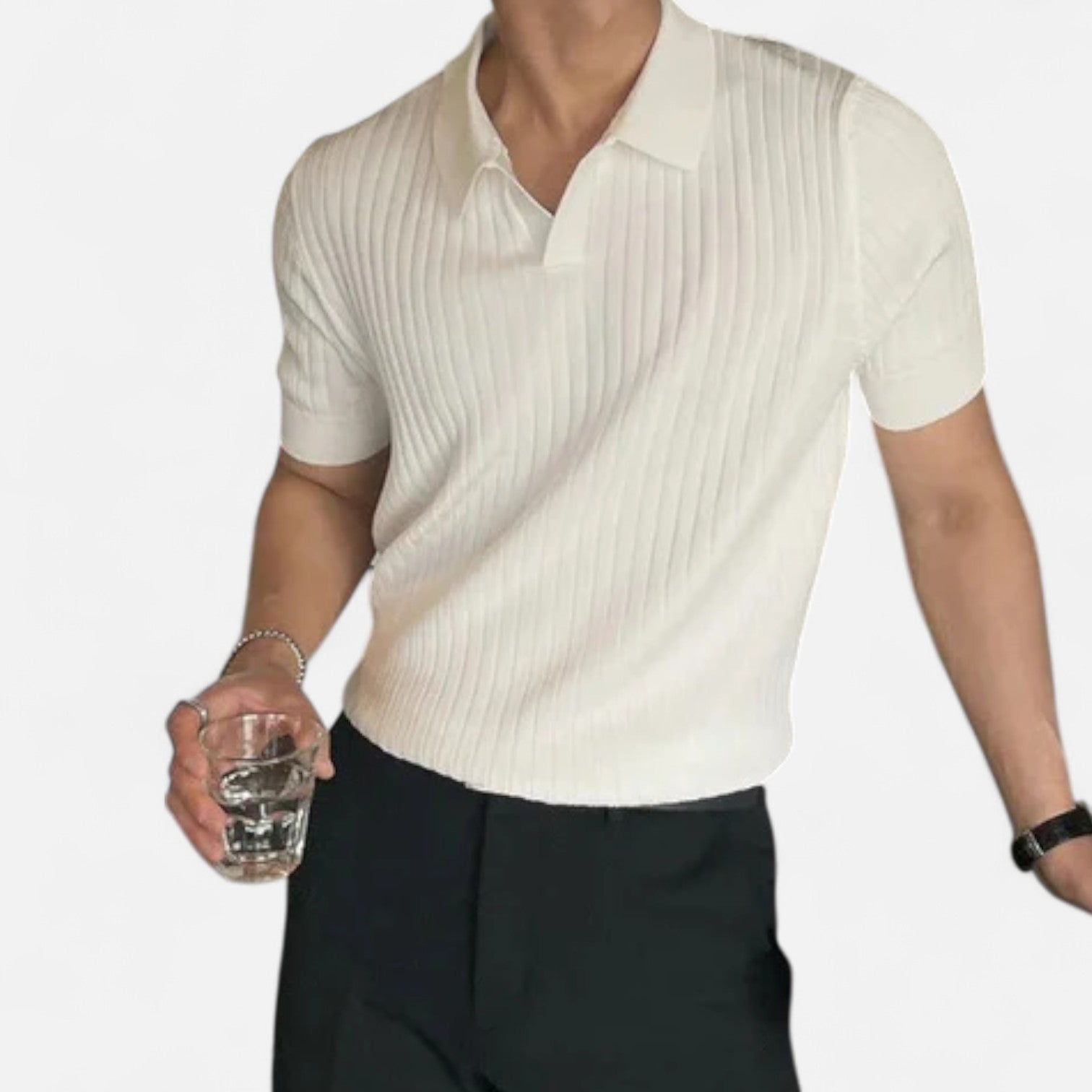 Bellanoa | Men’s Slim Polo in Breathable Cotton Piqué