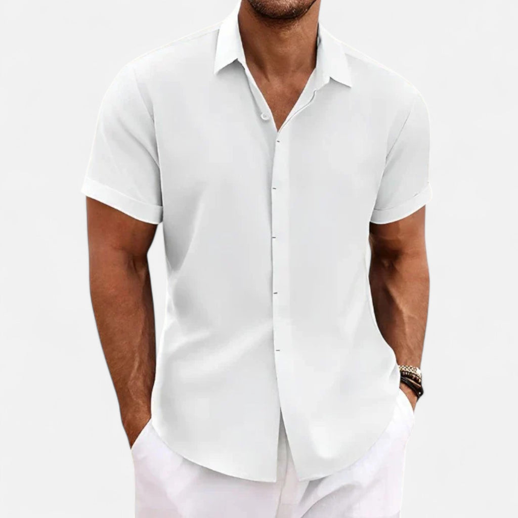 Bellanoa | Men’s Summer Shirt with Classic Collar Finish