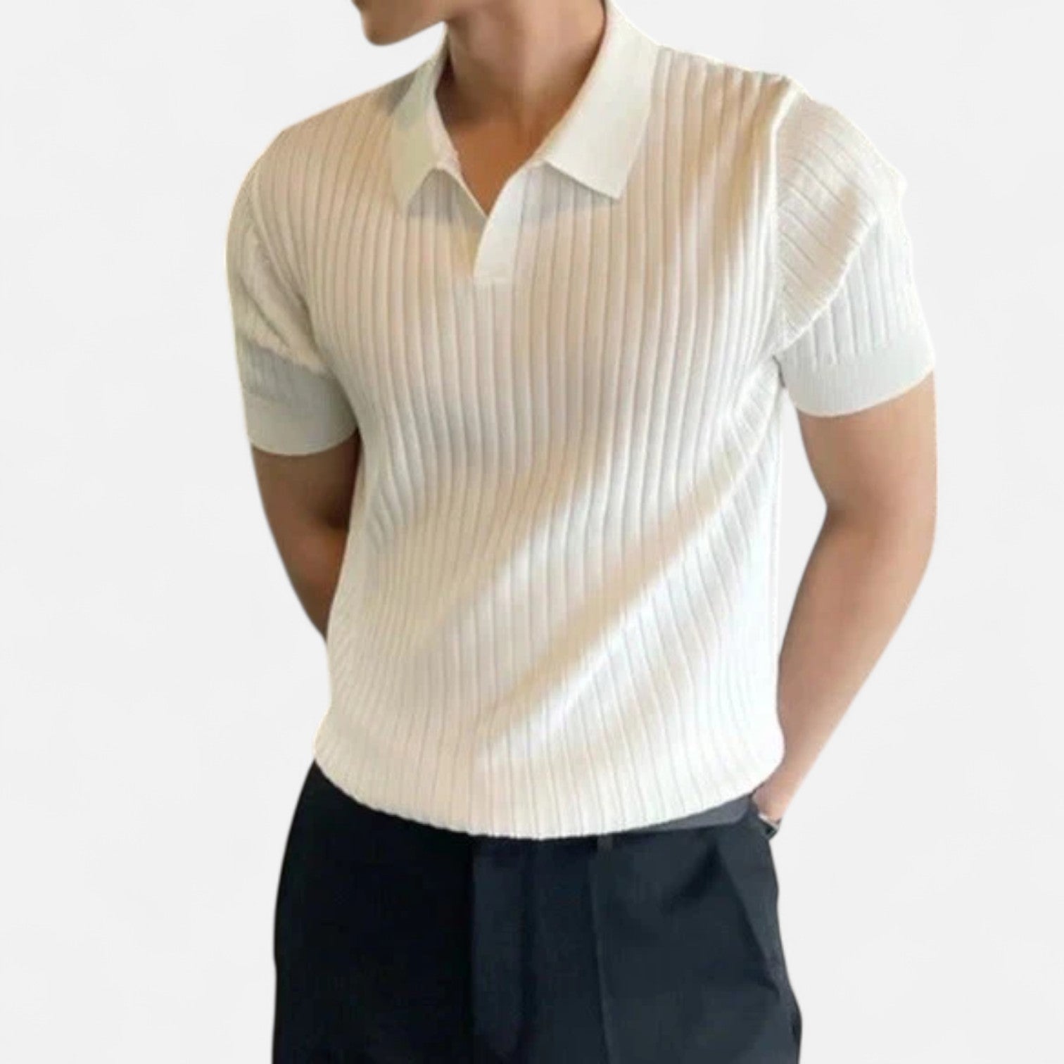 Bellanoa | Men’s Slim Polo in Breathable Cotton Piqué