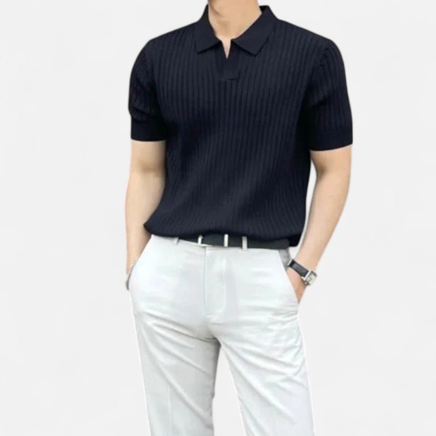 Bellanoa | Men’s Slim Polo in Breathable Cotton Piqué