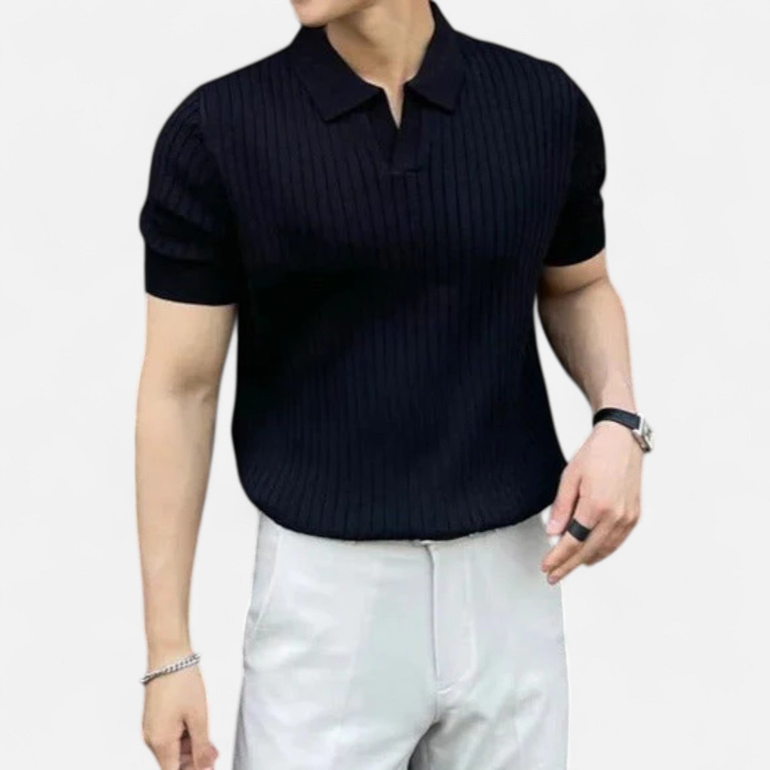 Bellanoa | Men’s Slim Polo in Breathable Cotton Piqué