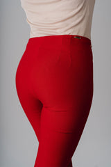 Skinny red pants