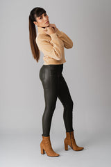 Vegan Leather Pants with pockets